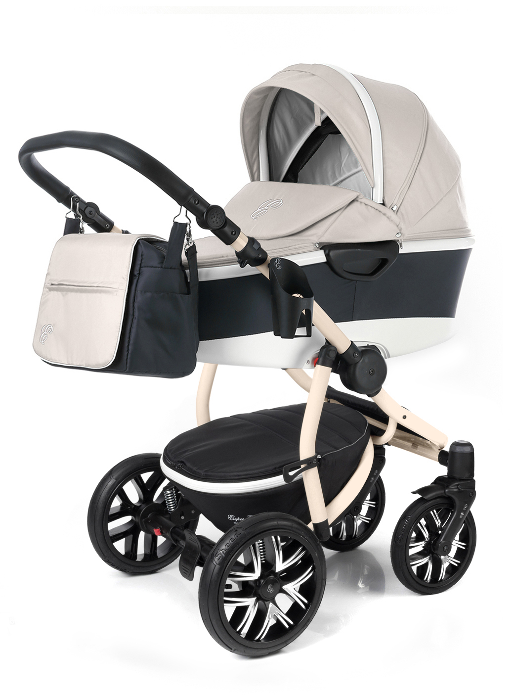 Коляска для новорожденных Esspero Discovery Alu (шасси Beige) Beige