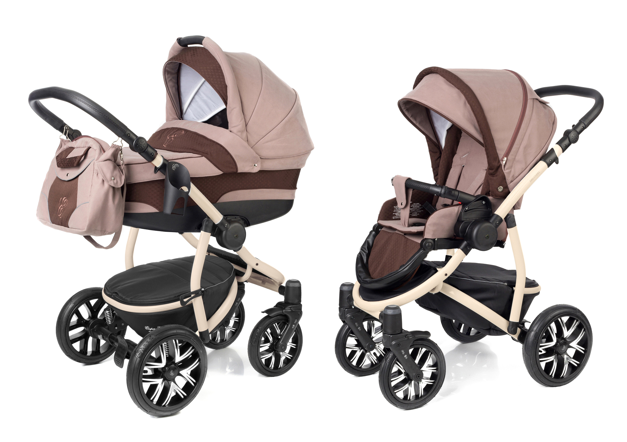 Коляска 2 в 1 Esspero Discovery (шасси Beige) Luna