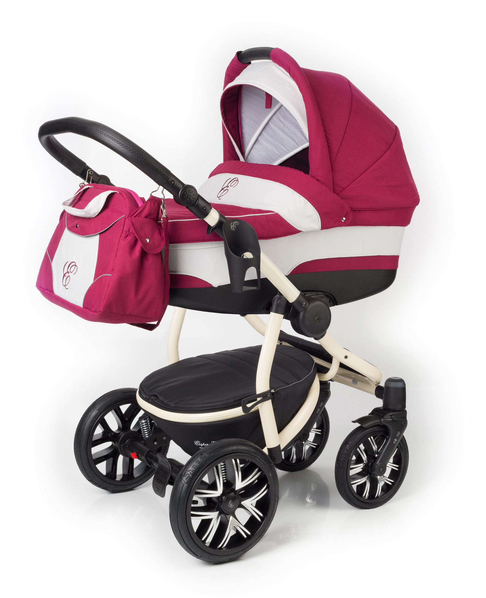 Коляска для новорожденных Esspero Discovery (шасси Beige) Borduex