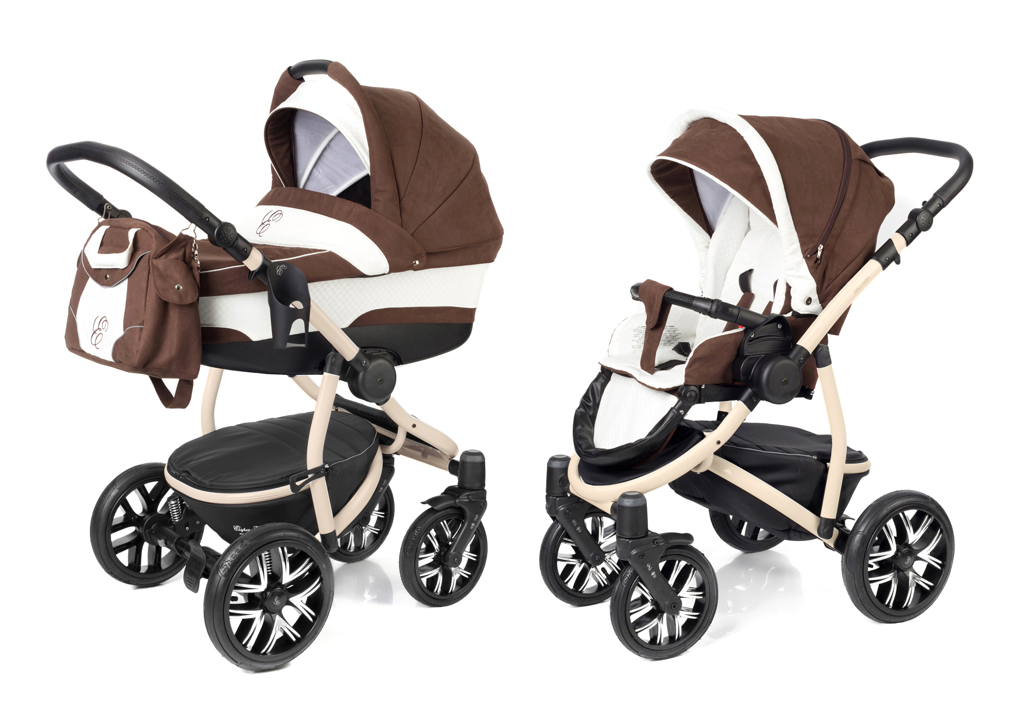 Коляска 2 в 1 Esspero Discovery (шасси Beige) Chek