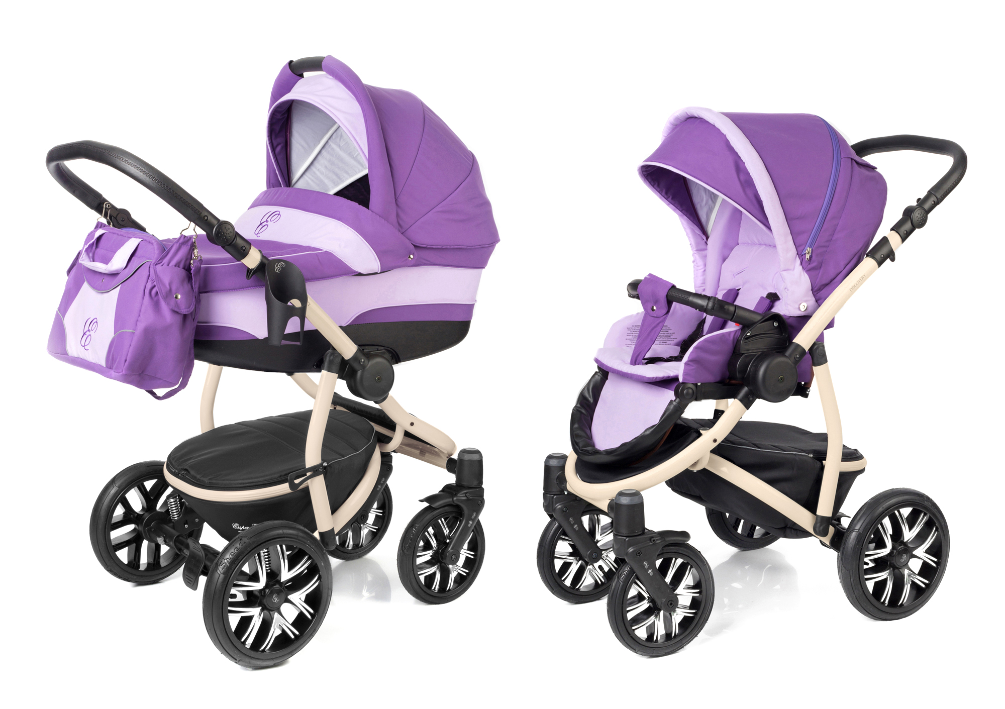 Коляска 2 в 1 Esspero Discovery (шасси Beige) Iris