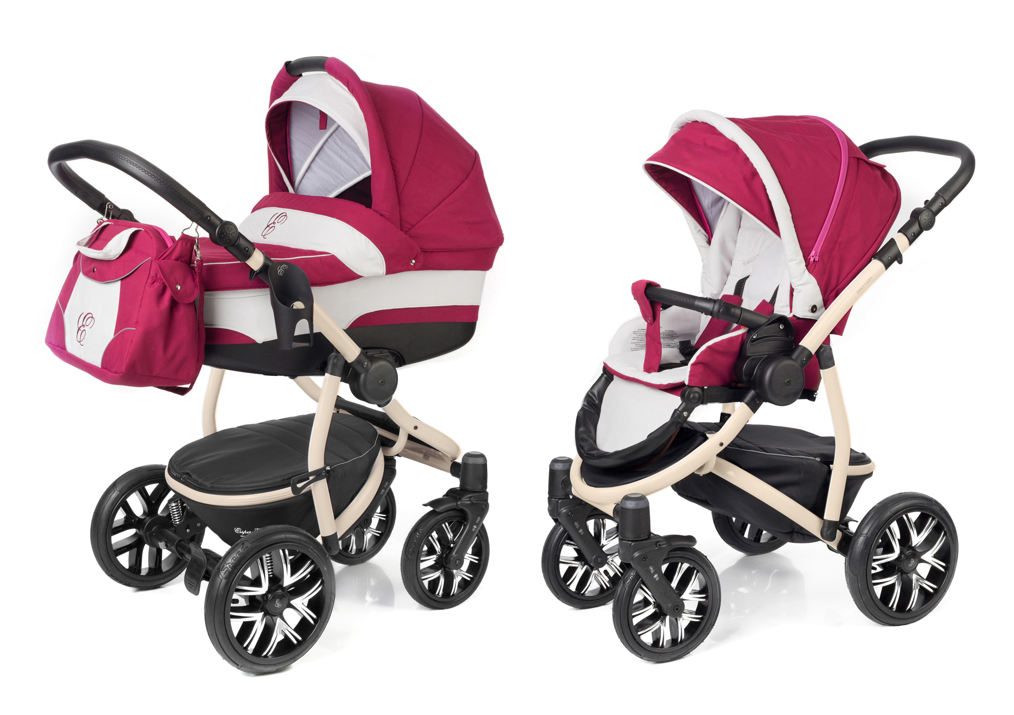 Коляска 2 в 1 Esspero Discovery (шасси Beige) Borduex