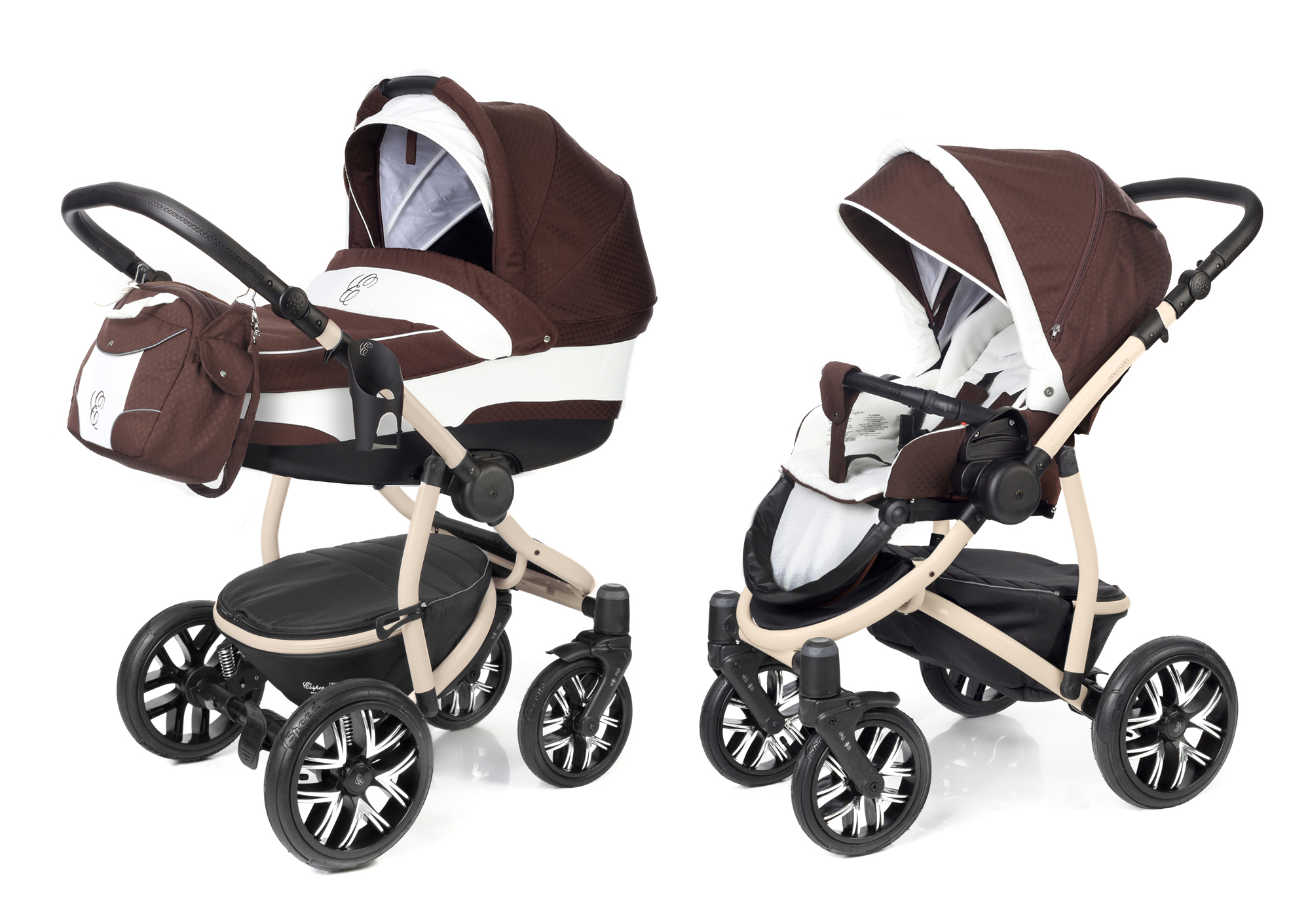 Коляска 2 в 1 Esspero Discovery (шасси Beige) Chocco