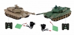 Танк в наборе YAKO (Бой р/у танка M1A2 и ДОТа, Масштаб 1:24)