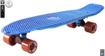 Скейтборд Y-SCOO Big Fishskateboard metallic 27