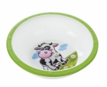 Миска пластиковая Canpol Little cow арт. 4/416, 4+ мес., коровка