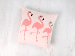 Подушка Bizzi Growin Flamingos вязаная BG044