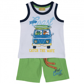 Комплект майка и шорты Chicco, цвет автобус (мультиколор)