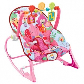 Детское кресло-качалка с игрушками и вибрацией Fitch Baby Infant-To-Toddler Rocker