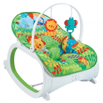 Детское кресло-качалка с игрушками и вибрацией Fitch Baby Infant-To-Toddler Delux