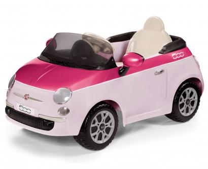 Электромобиль Peg Perego Fiat 500 pink с радиоуправлением