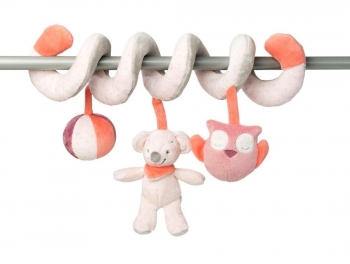 Игрушка мягкая Nattou Toy spiral Adele Valentine слоник и мышка 424219