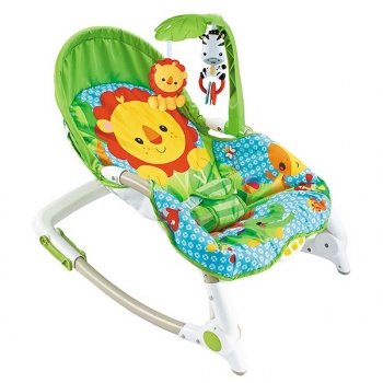 Детское кресло-качалка с игрушками и вибрацией Fitch Baby Newborn-To-Toddler