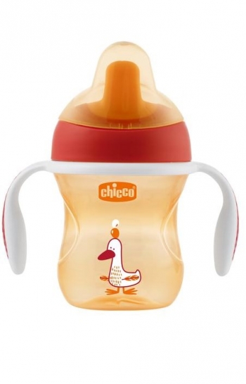 Чашка-поильник Chicco Training Cup (полужесткий носик) (6 мес+, 200 мл)