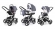 Коляска 3 в 1 Esspero Newborn Lux (шасси Grey)