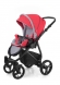 Прогулочная коляска Esspero Newborn Lux (шасси Black) Red Grey