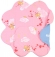 Конверт для новорожденного Ramili Light Denim Style (прорези для ремней) Pink