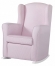 Кресло-качалка Micuna Wing/Nanny White/Stripes Pink