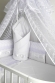 Комплект постельного белья Eco Line Vanessa (18 предметов) Белый