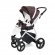 Прогулочная коляска Esspero Grand Newborn Lux (шасси White) Nappa Brown