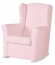 Кресло-качалка Micuna Wing/Nanny pink leatherette