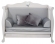 Комплект мягких вставок для кроватки-трансформера Baby Expert Elegance серебро