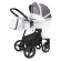 Коляска для новорожденных Esspero Grand Newborn Lux (шасси Chrome) Royal Light Grey