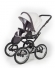 Прогулочная коляска Esspero Classic (шасси Black) Grey