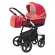 Коляска для новорожденных Esspero Grand Newborn Lux (шасси Chrome) Red Sunset