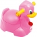 Горшок музыкальный Ok Baby Quack 66 розовый