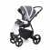 Прогулочная коляска Esspero Grand Newborn Lux (шасси Black) Royal Light Grey