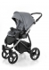 Прогулочная коляска Esspero Newborn Lux Alu (шасси Chrome) Grey