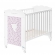 Детская кроватка Micuna Vintage 120х60 white/pink