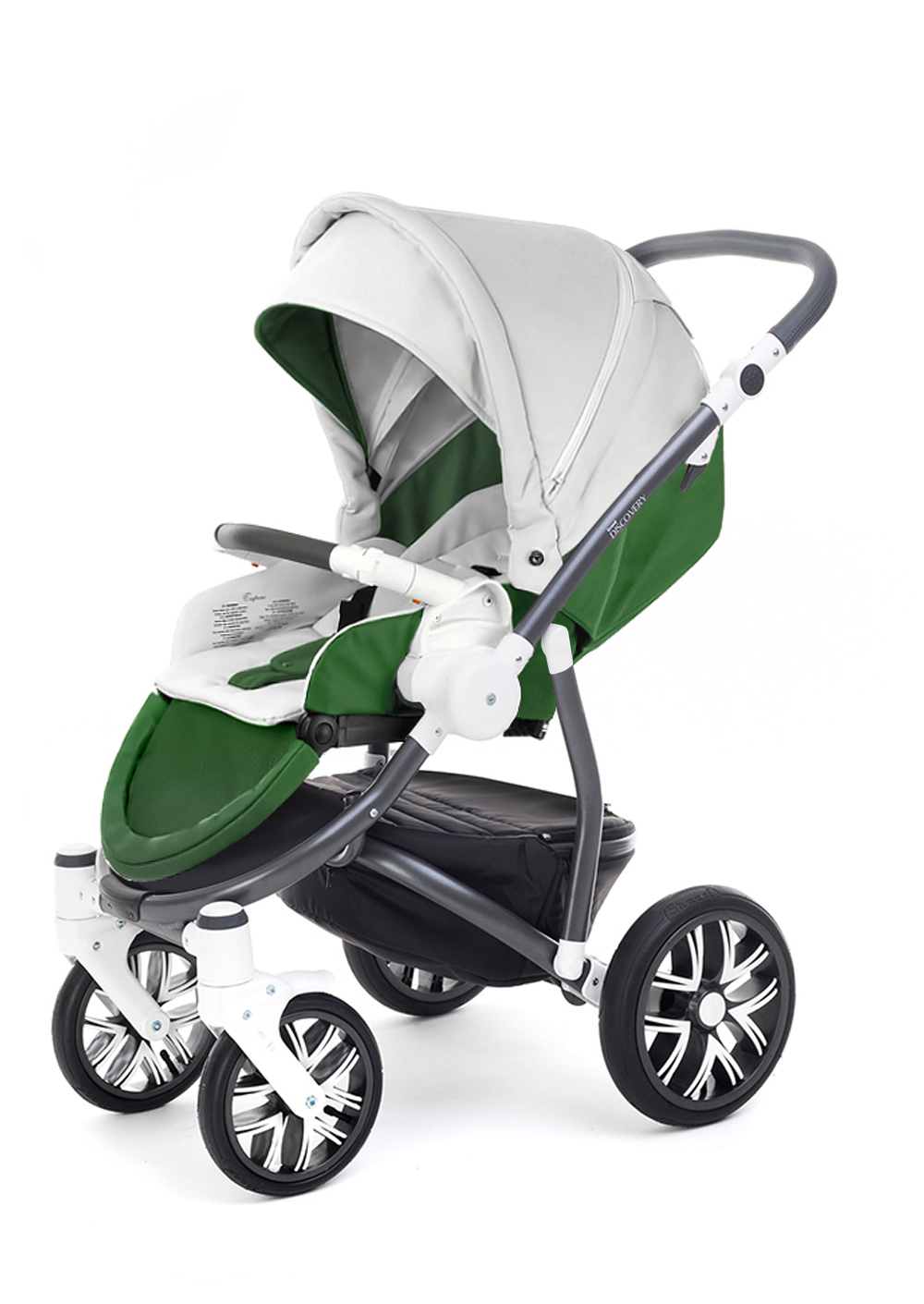Прогулочная коляска Esspero Grand Discovery (шасси Graphite White) Apple leatherette