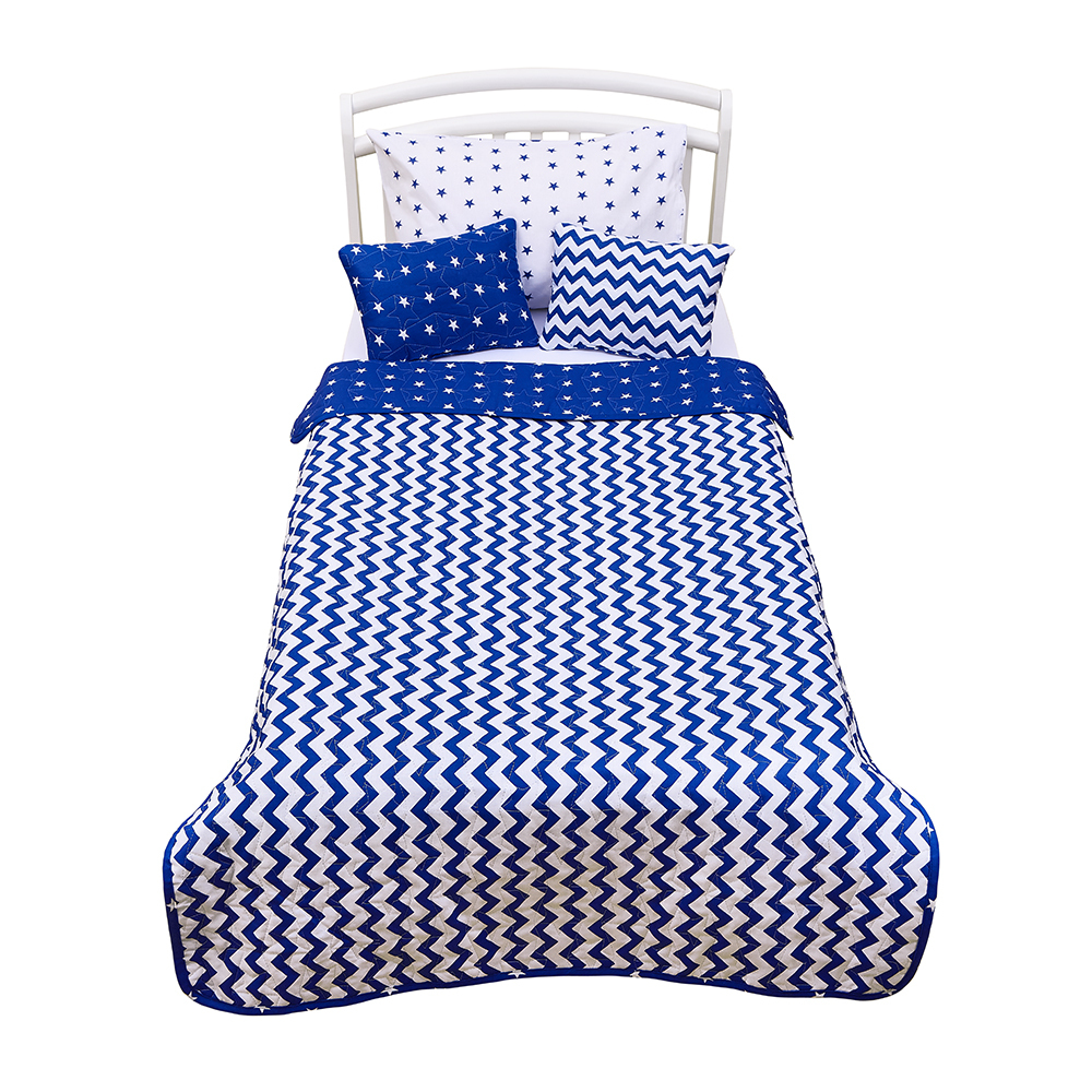 Покрывало Giovanni Z- Kids с декоративными подушками 170*110 BLUE