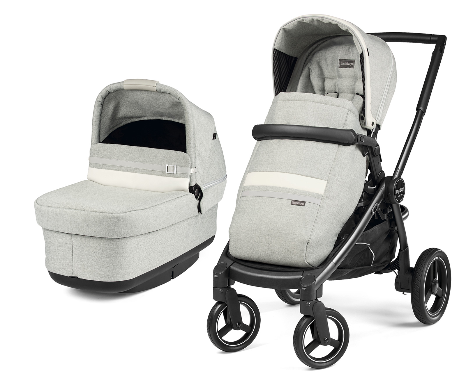 Коляска 2 в 1 Peg Perego Team Pop Up Combo Luxe Pure