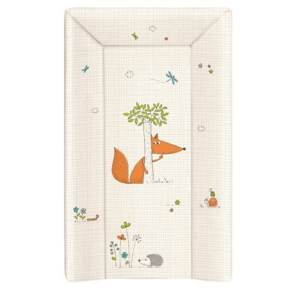 Пеленальный матрац Ceba Baby мягкий с изголовьем 70 см Fox Ecru