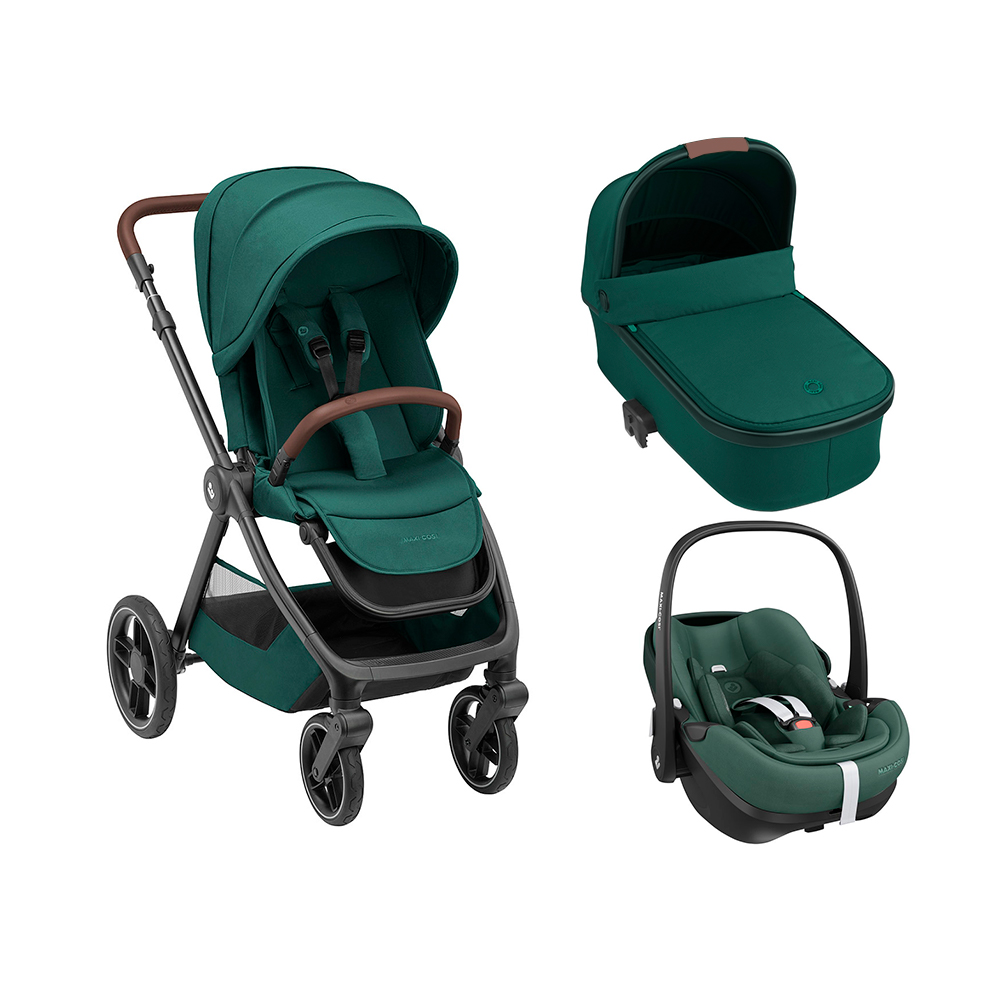 Коляска 3 в 1 Maxi-Cosi Oxford Pebble 360 Pro Essential Green