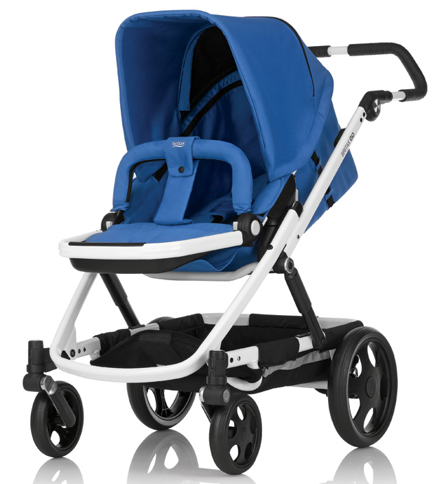 Britax Go Blue Sky (белое шасси)
