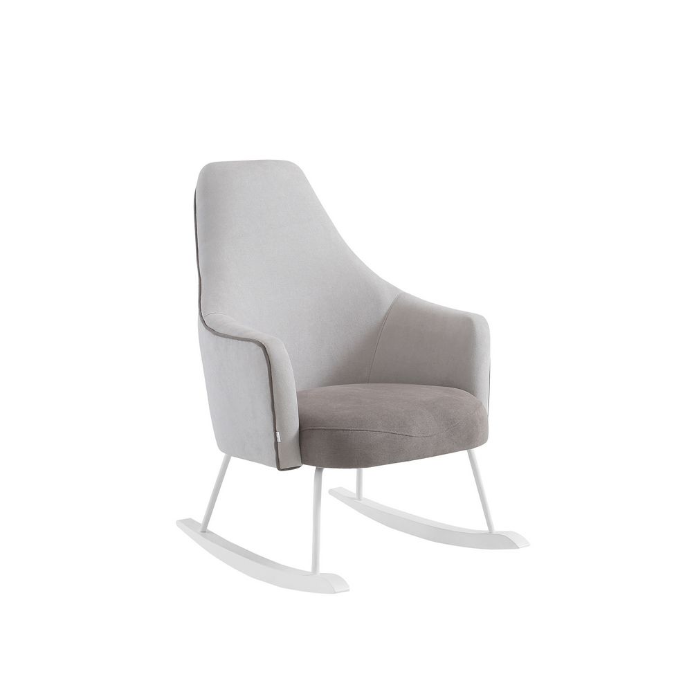 Кресло-качалка Micuna Wing/Moom White (Light grey/Dark grey)