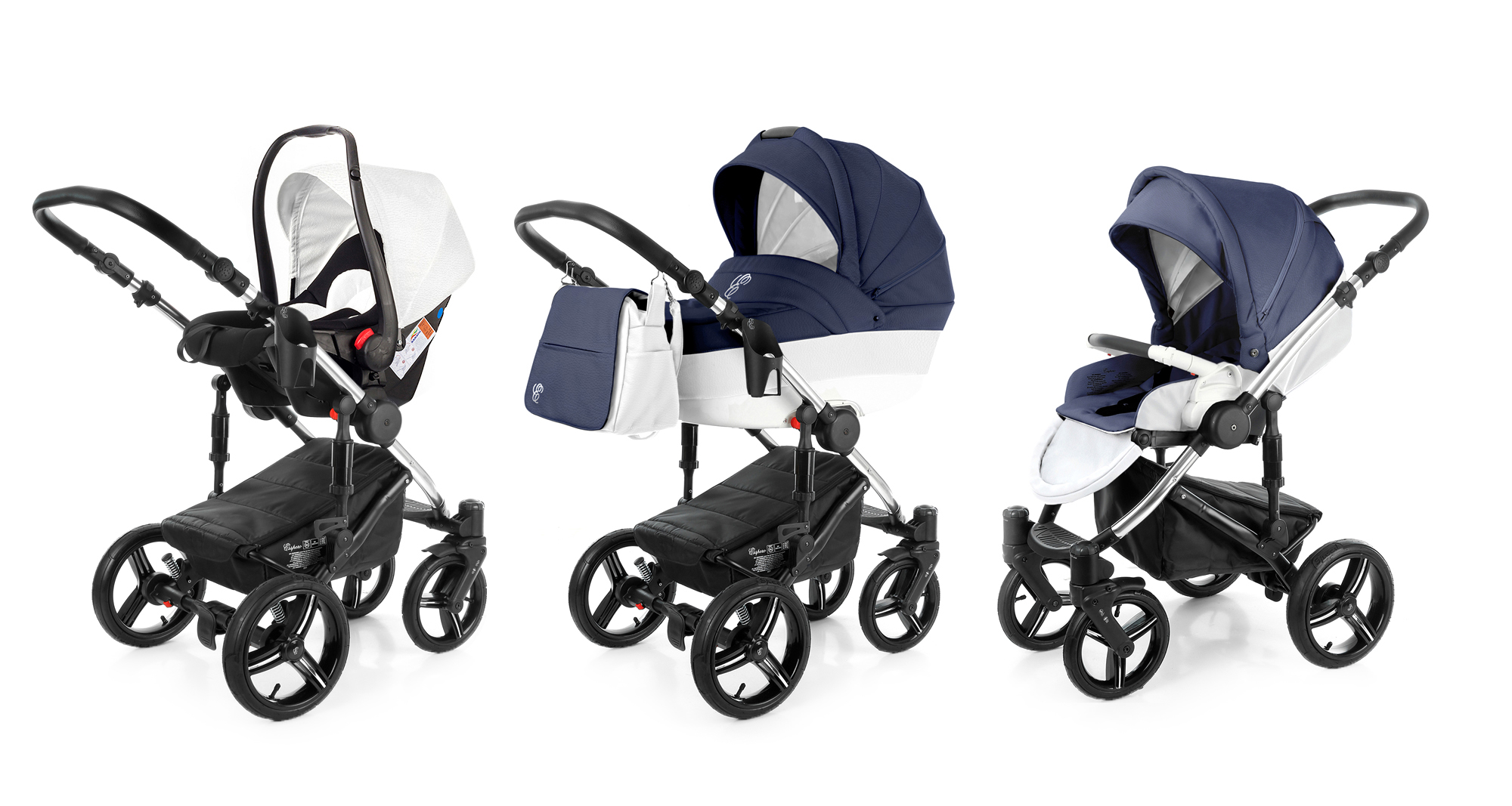 Коляска 3 в 1 Esspero Grand Magic (шасси Chrome) Mar leatherette