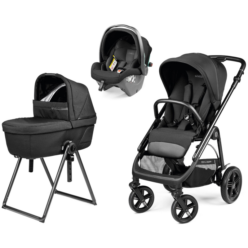 Коляска 3 в 1 Peg Perego Veloce TC Belvedere SLK True Black