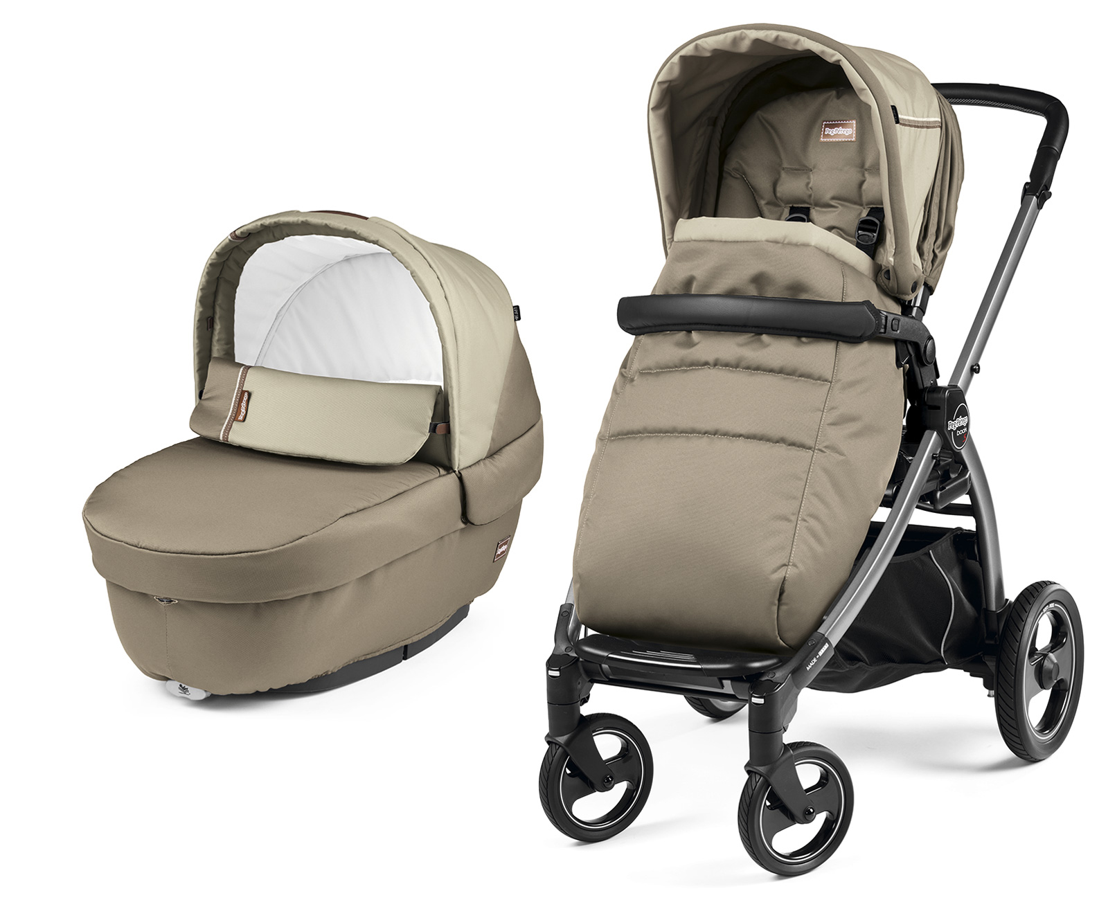 Коляска 2 в 1 Peg-Perego Book Plus S Class Beige