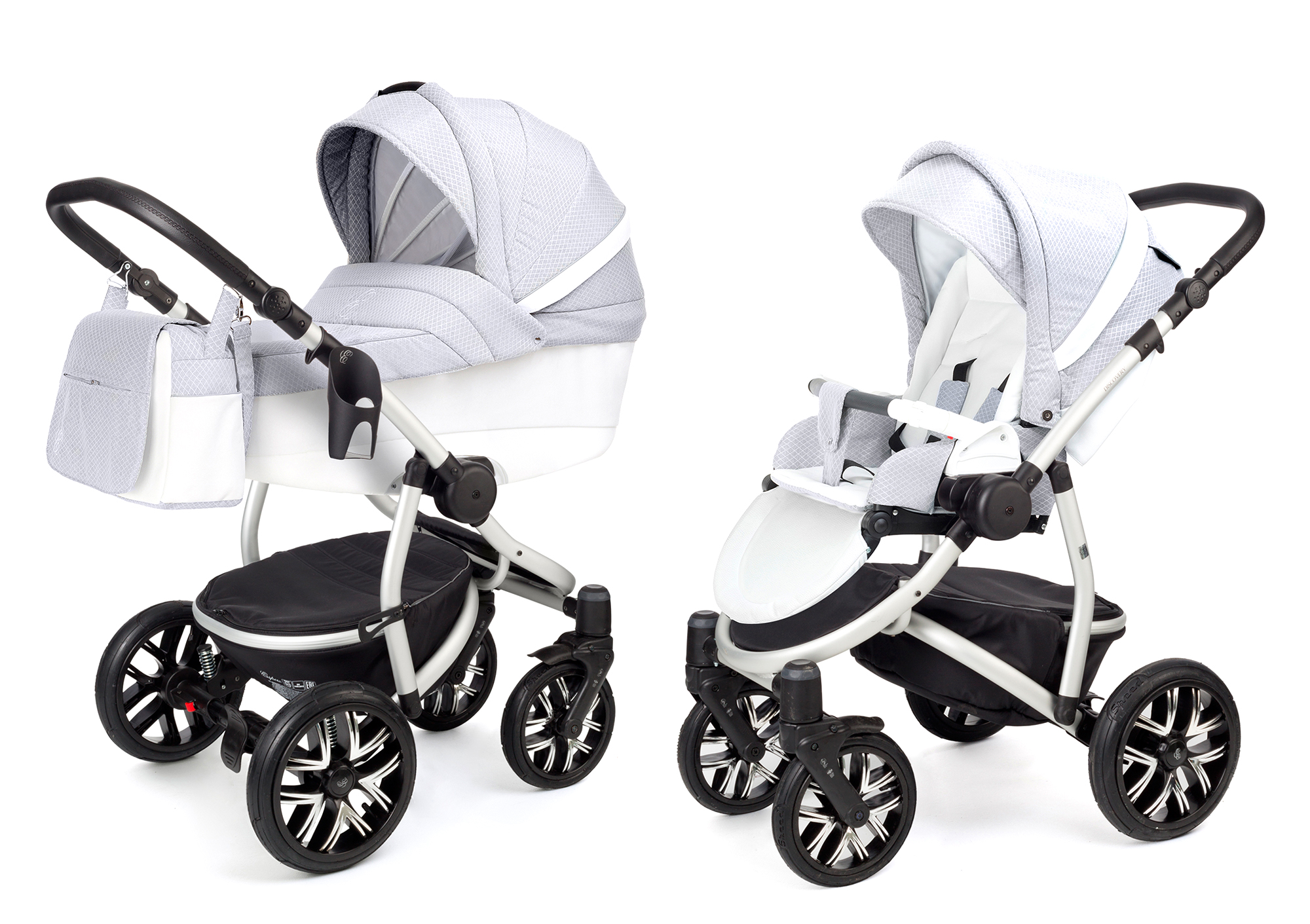 Коляска 2 в 1 Esspero Grand Discovery (шасси Grey) Grey Diamond