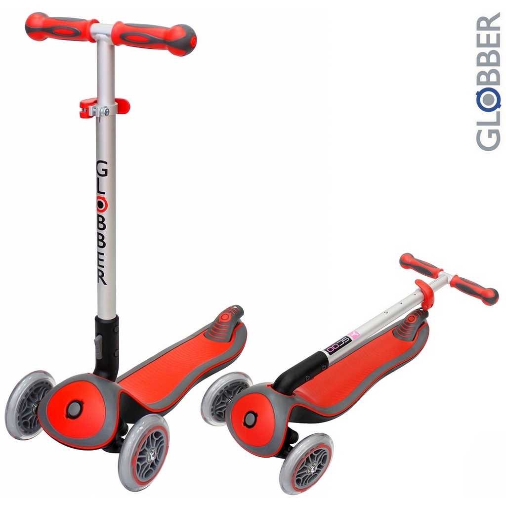 Самокат Globber Elite S My Free Fold up Red