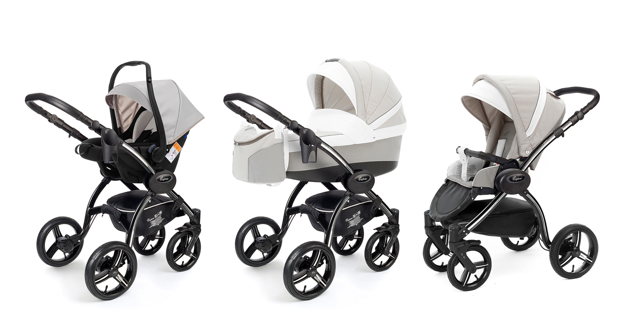 Коляска 3 в 1 Esspero Grand I-Nova (шасси Black) Vanila