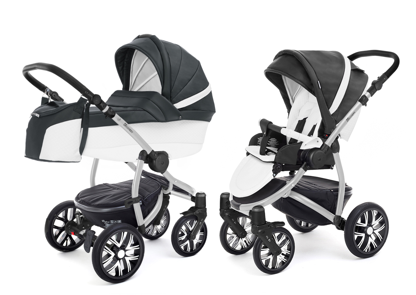 Коляска 2 в 1 Esspero Grand Discovery (шасси Grey) Nappa Graphite