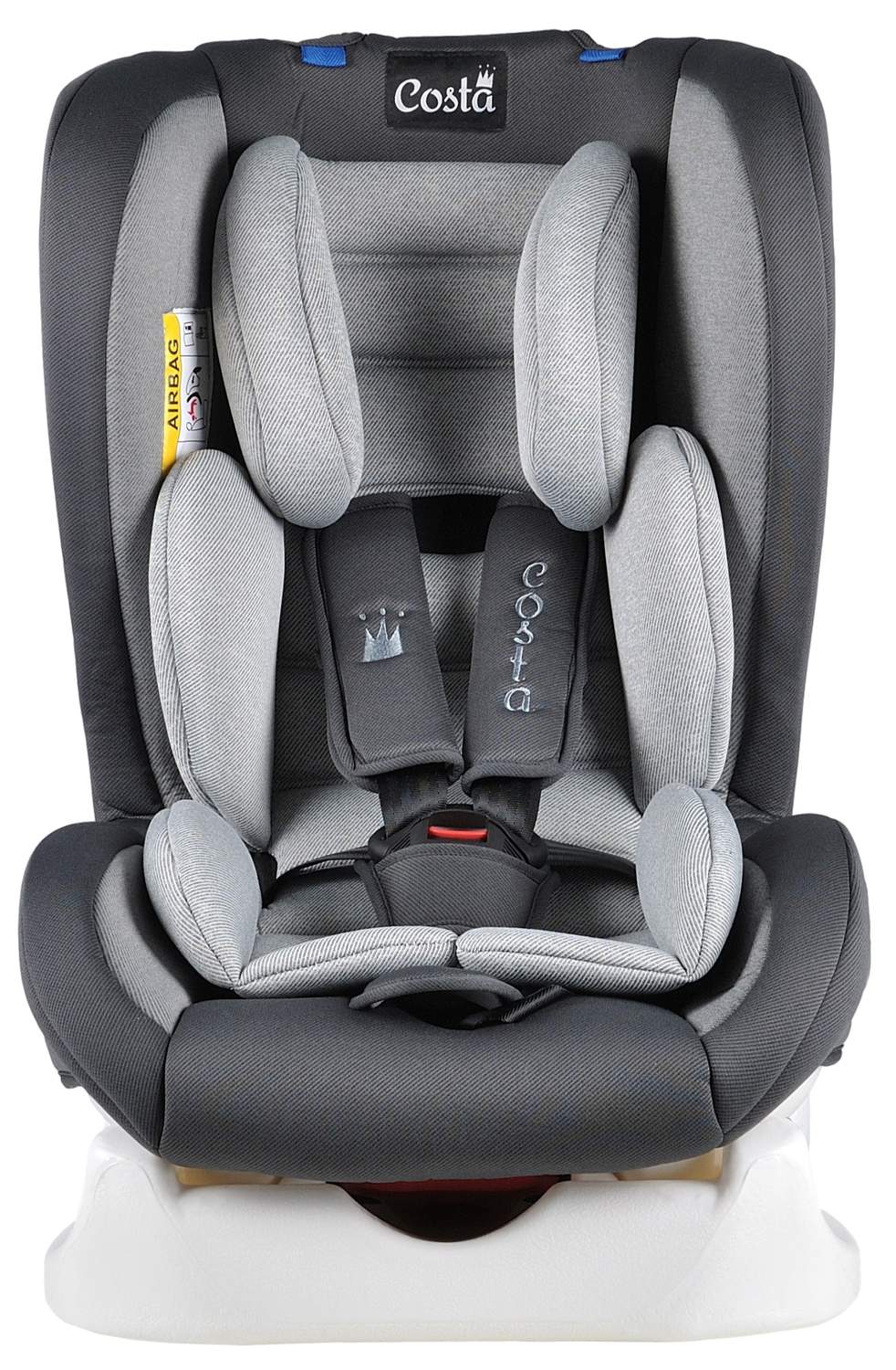 Автокресло Costa CS-001 Серый/Тёмно-серый Dark gray/gray