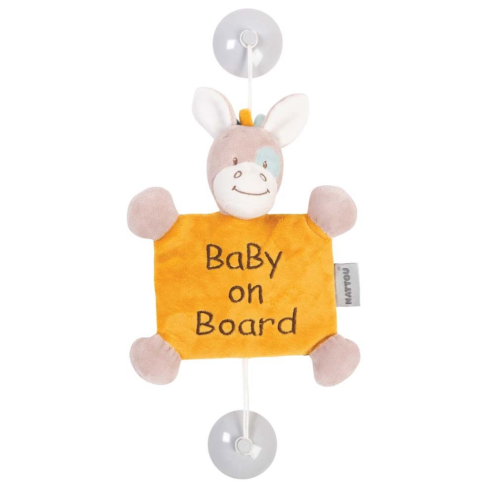 Знак автомобильный Nattou Baby on board Tim Tiloo