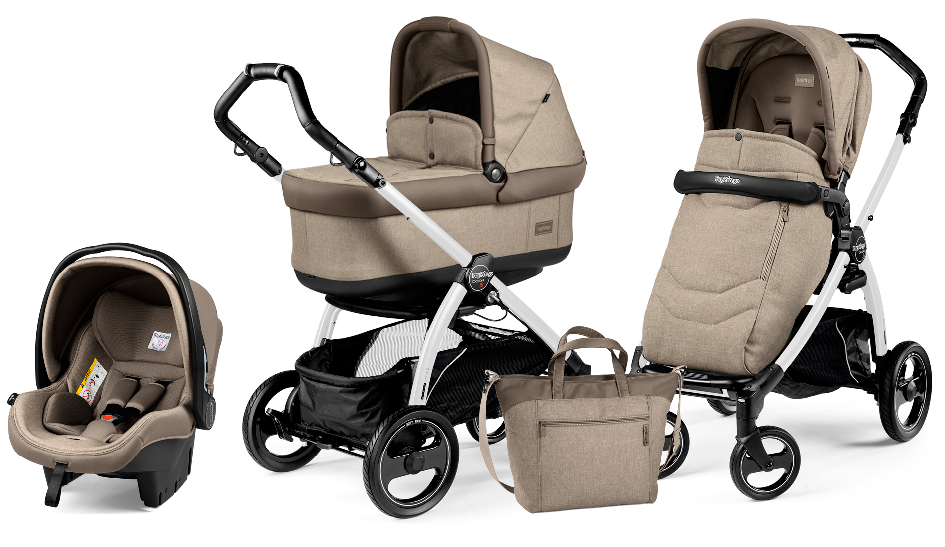 Peg-Perego Book Plus S Pop Up Set Modular Team Cream